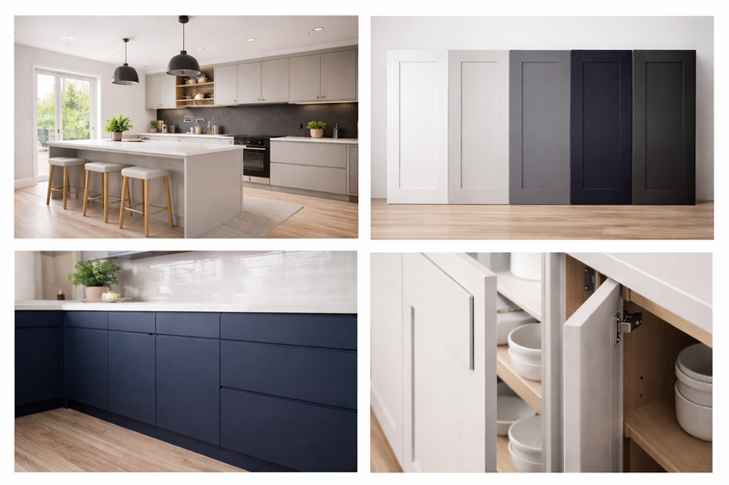 Modern Slab Kitchen Doors | Bespoke Design
