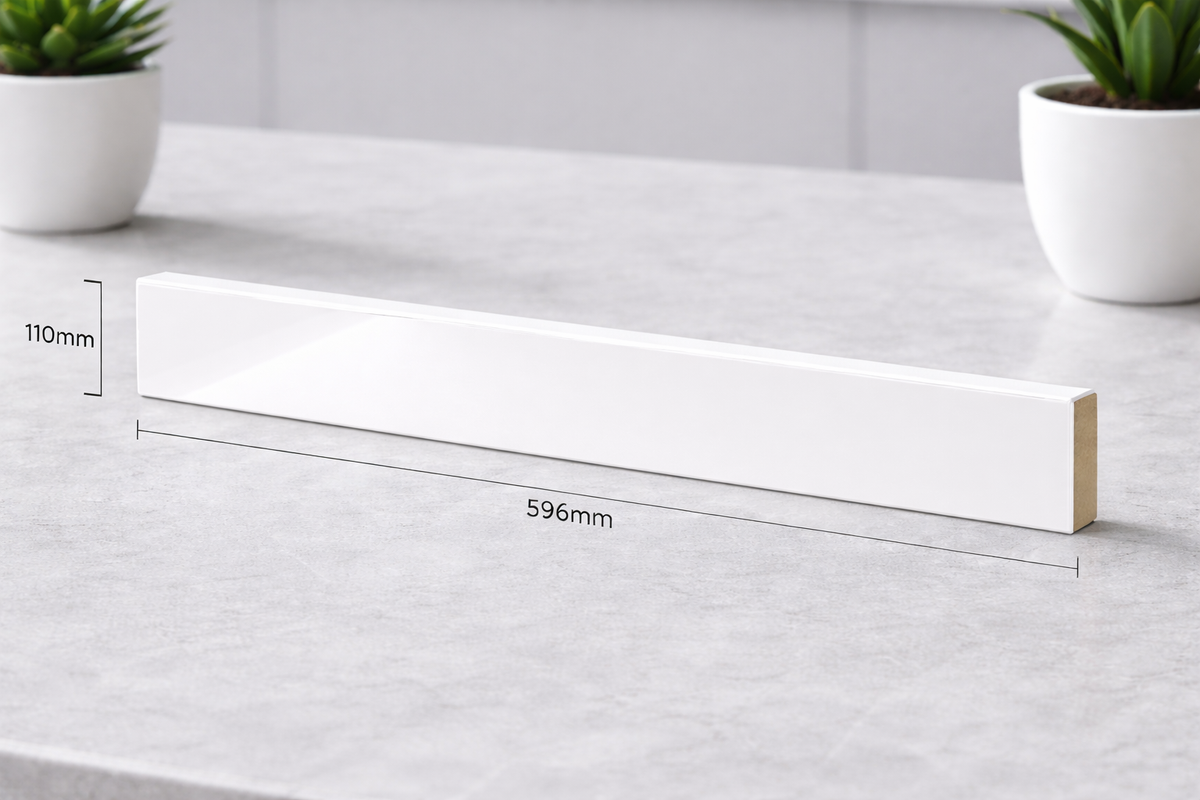 Gloss MDF Handleless Kitchen Doors & Drawer Fronts (Made to Measure)