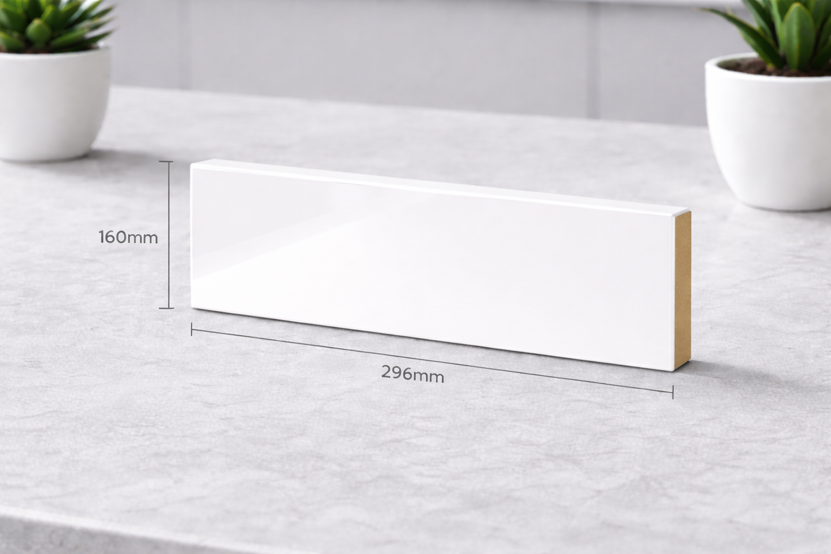 Gloss MDF Handleless Kitchen Doors & Drawer Fronts (Made to Measure)