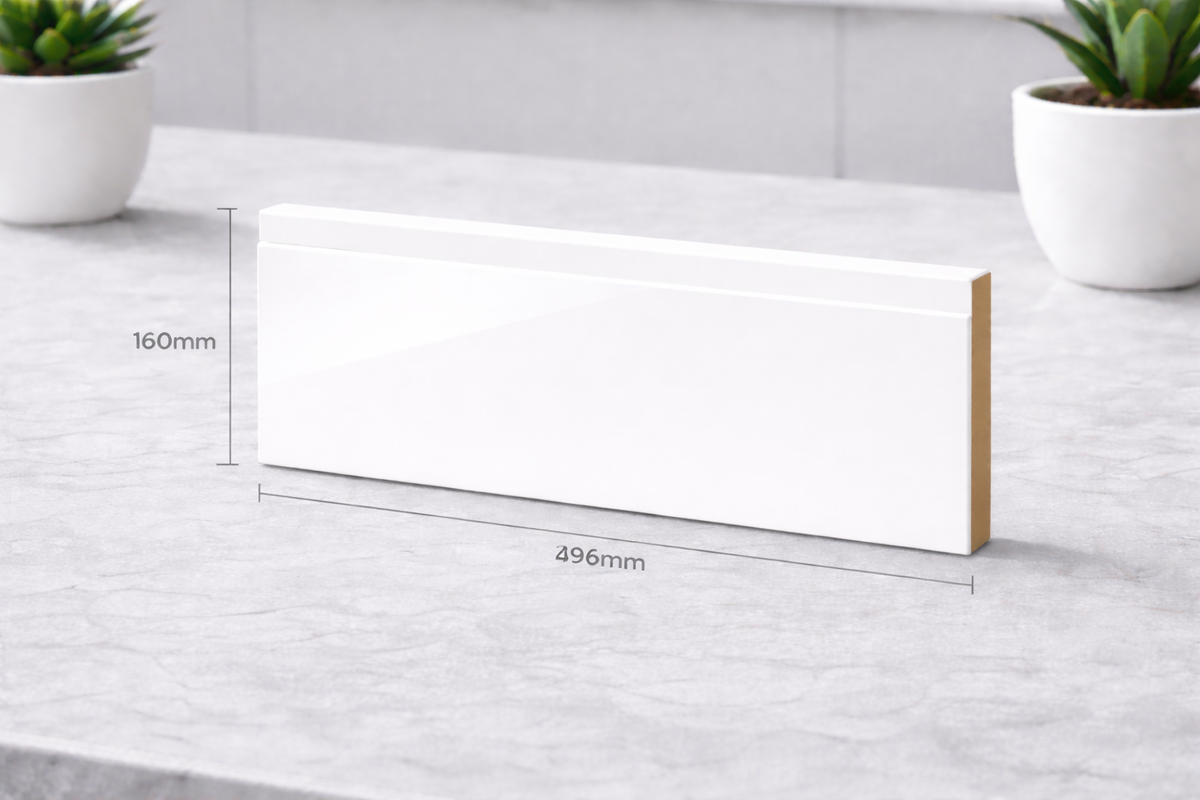 Gloss MDF Handleless Kitchen Doors & Drawer Fronts (Made to Measure)