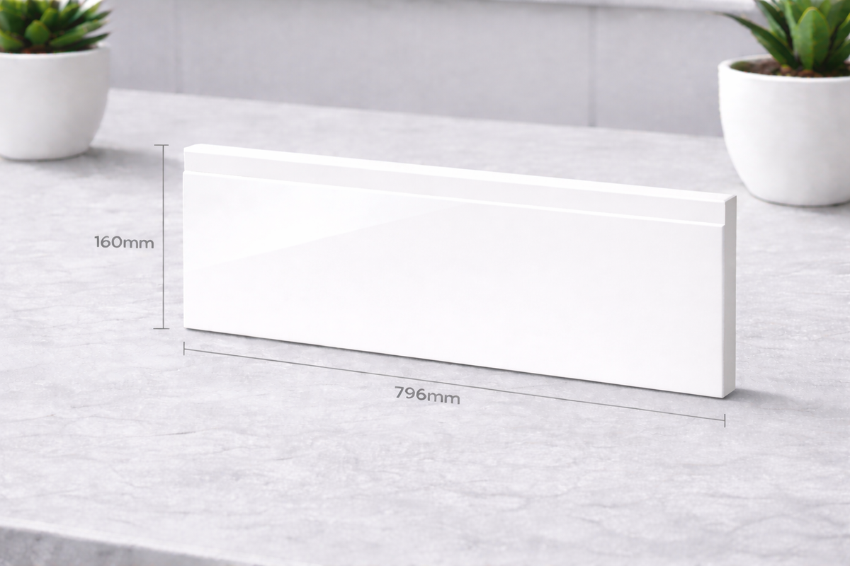 Gloss MDF Handleless Kitchen Doors & Drawer Fronts (Made to Measure)