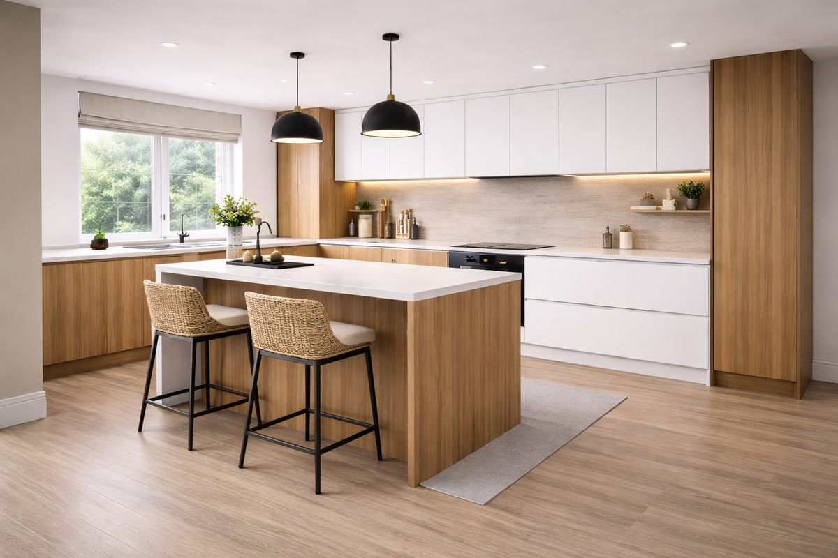 Handleless / J-Pull Kitchen Doors | Bespoke Design