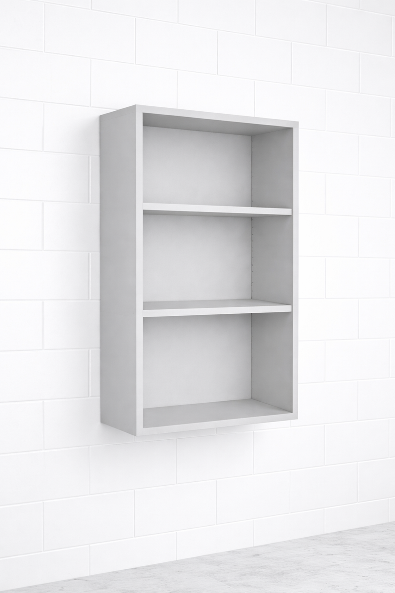 MFC  Flat Pack Kitchen Wall Unit Carcass – 720mm High | 300–1000mm Width