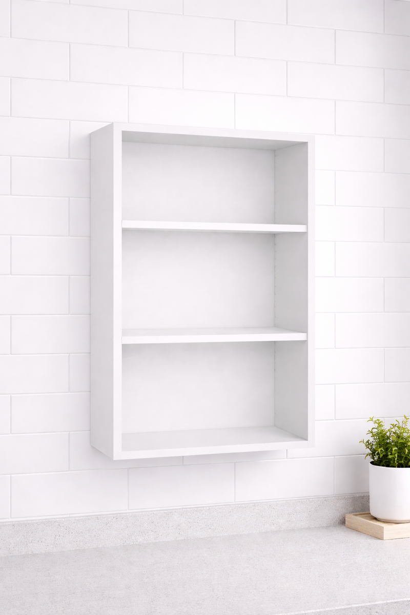 MFC  Flat Pack Kitchen Wall Unit Carcass – 720mm High | 300–1000mm Width