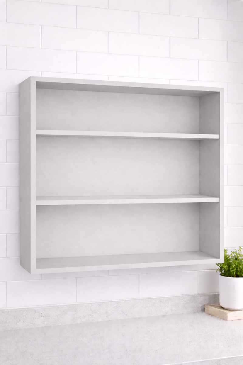 MFC  Flat Pack Kitchen Wall Unit Carcass – 720mm High | 300–1000mm Width