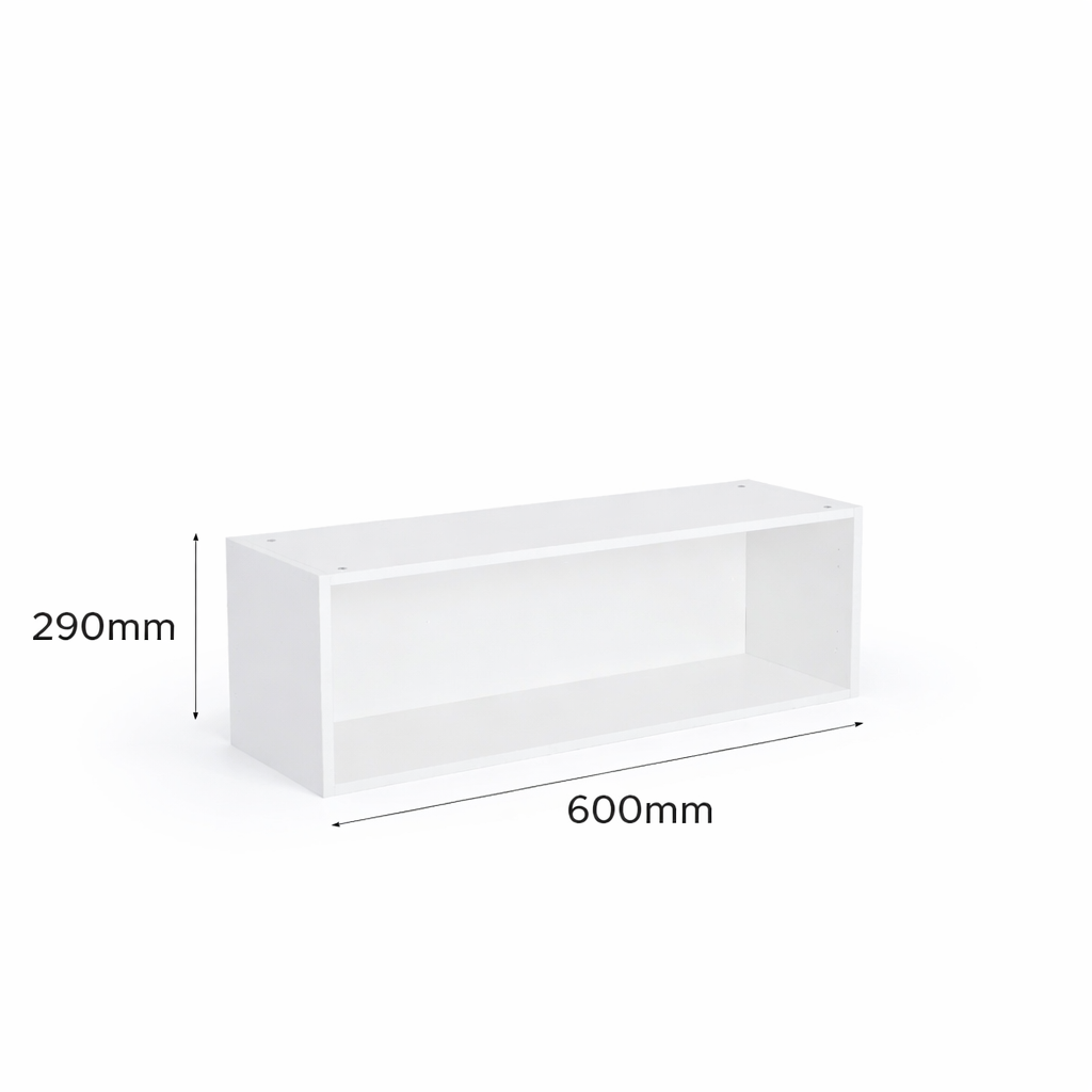 White Bridging Unit – Kitchen Wall Cabinet (290/360mm H x 600/900/1000mm W)