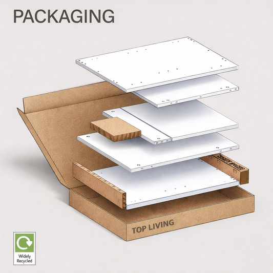 Winchester Oak Bridge Unit – Flat Pack (290mm H × 1000mm W × 570mm D)