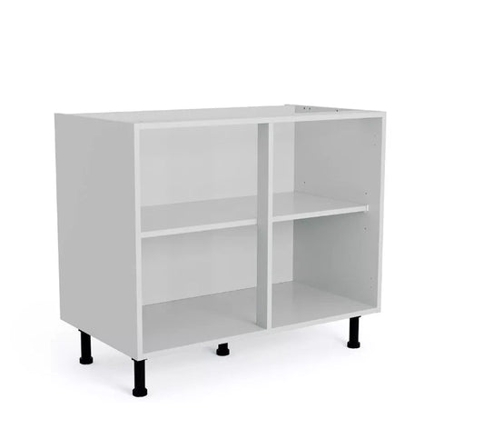 Light Grey Gloss Kitchen Base Unit – Flat Pack Cabinet (300–1000mm)